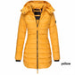 Winter women's mid-length padded jacket warm  hooded jacket【FREE SHIPPING】