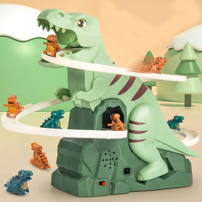 🦖Electric Dinosaur Chase Race Track Playset