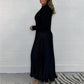 🥰2026 NEW HOT SALE🥰Vestido plisado de cuello redondo elegante y elegante de las mujeres