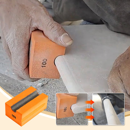 Diamond Sanding Block for Arc Edge