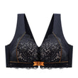 Women's Front-Clasp Lace Bra with Lift and Anti-Sagging Design