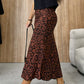 Women's Leopard Printed Casual Skirt