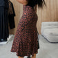 Women's Leopard Printed Casual Skirt