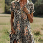 🥰Ofertas de Año Nuevo🥰Vestido informal de mujer con estampado y cuello en V🌸 Elegancia veraniega sin esfuerzo ☀️
