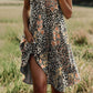 🥰Ofertas de Año Nuevo🥰Vestido informal de mujer con estampado y cuello en V🌸 Elegancia veraniega sin esfuerzo ☀️