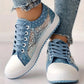 Women's Casual Flat Round Toe Lace Up Low Top Shoes
