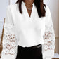🎉2025 New Products Hot Sale✨V-Neck Breathable Sheer Long Sleeve Top