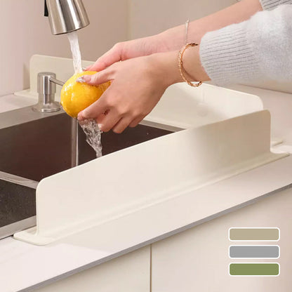 Protector de silicona contra salpicaduras de agua para el fregadero de la cocina