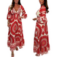 💖 NEW HOT SALE 💖Women's Lucky Print Maxi Dress