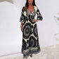 💖 NEW HOT SALE 💖Women's Lucky Print Maxi Dress