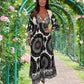 💖 NEW HOT SALE 💖Women's Lucky Print Maxi Dress