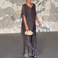 Women's Irregular Top & Loose Pants Set