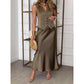 💖 Women's Elegant Sleeveless Top and Skirt Set