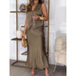 💖 Women's Elegant Sleeveless Top and Skirt Set