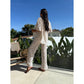 Women's Casual Lace Two-Piece Set