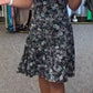 Women's Casual Scoop Neck Floral-Print Dress