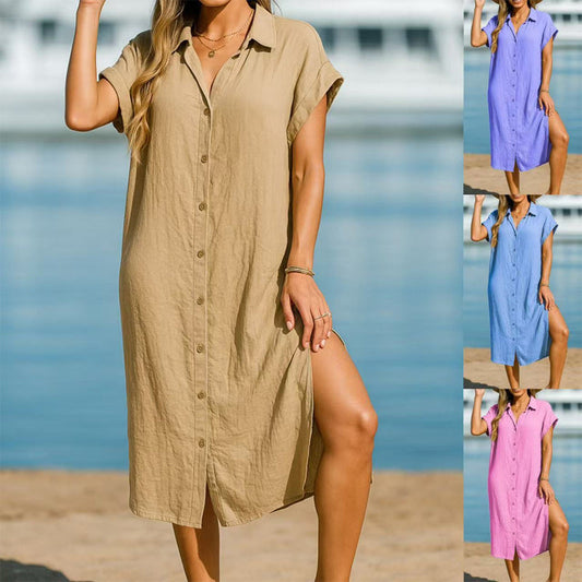 🥳OFERTA ESPECIAL 2026🥳💞Moda femenina y vestido camisero versátil