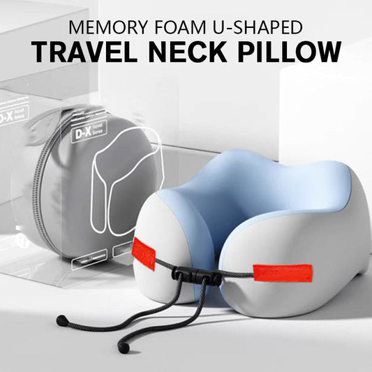 🎉2025 New Products Hot Sale - 50% OFF✨Memory Foam U-Shaped Travel Neck Pillow💤