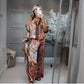 ⏳Time-Limited Special⏰Women's Printed Top & Wide Leg Pants 2-Piece Set
