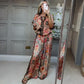⏳Time-Limited Special⏰Women's Printed Top & Wide Leg Pants 2-Piece Set