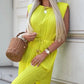 Women's Round Neck Sleeveless Dress