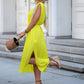 Women's Round Neck Sleeveless Dress