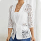 🌸New Arrival 60%OFF💖Women's Elegant Sheer Lace Detailing Blazer