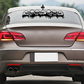 Waterproof Bleeding Skull Car Sticker