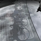 Waterproof Bleeding Skull Car Sticker
