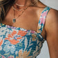 ⏳Time-limited Special⏰Women's Floral Print Strap Flowy Dress