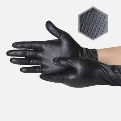 🧤 Guantes desechables de nitrilo (30 unidades): sin látex, resistentes a productos químicos, para limpieza, uso médico y bricolaje 🔬📦