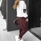 ⏳Time-limited Special⏰Color-Block Pullover Hoodie & Jogger Pants Set
