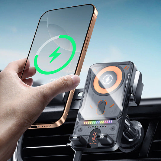 ⚡🚗 Nuevo Soporte de Carga Rápida Inalámbrica para Coche (2026) 📱🔋 ¡Carga Tu Teléfono Mientras Conduces con Estilo y Comodidad! 🌟
