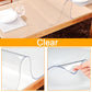 🏠¡OFERTA ESPECIAL: 50 % DE DESCUENTO! Mantel individual de PVC grueso: resistente a los arañazos, resistente al calor y totalmente transparente ✨