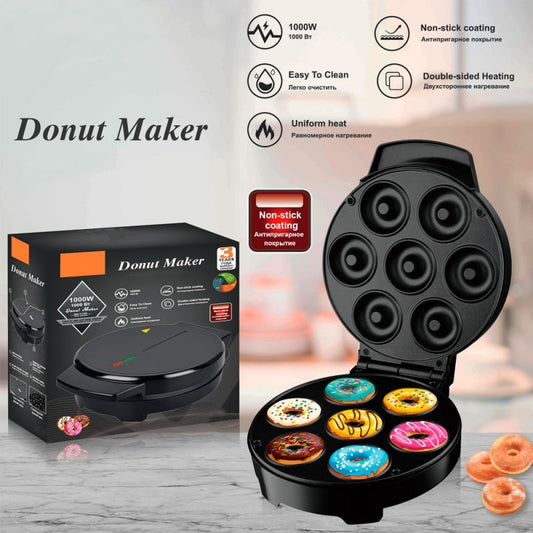 Mini máquina eléctrica para hacer donas con superficie antiadherente