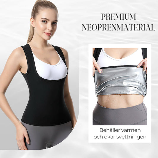 Chaleco quemagrasas para sauna para mujeres