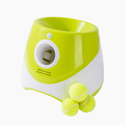 Lanzador automático ajustable de pelotas para perros