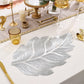 ✨ Mantel Individual 3D Hoja de Oro - Resistente al Calor y Fácil de Limpiar, Diseño Elegante para Celebraciones 🎉📦