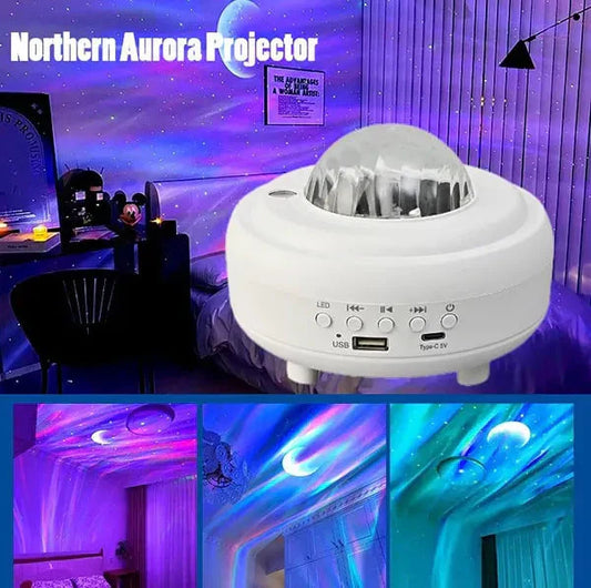 🌌 50% DE DESCUENTO! ✨ Proyector Aurora Boreal – Compra 2 y Envío Gratuito 🌟