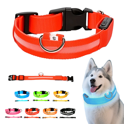 🎅Christmas Sale 50% OFF🎁Collar de perro LED ajustable para la seguridad del perro