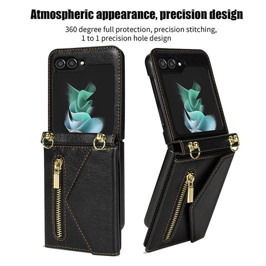 Bolso bandolera para mujer con funda para teléfono y cartera（Samsung）