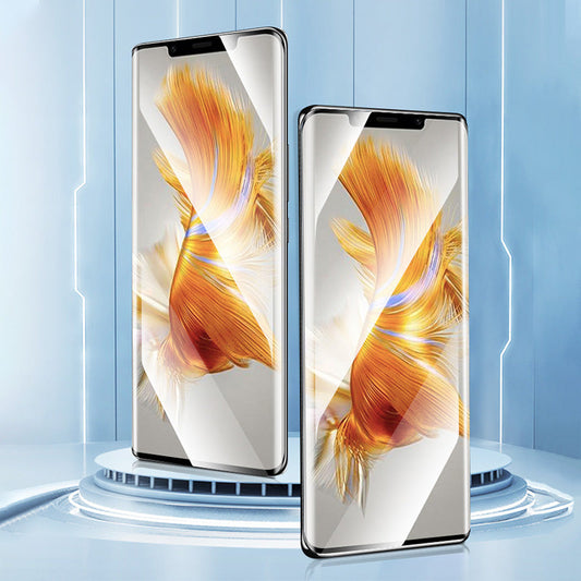 Regalo práctico - Juego de artefactos de película templada totalmente adhesiva