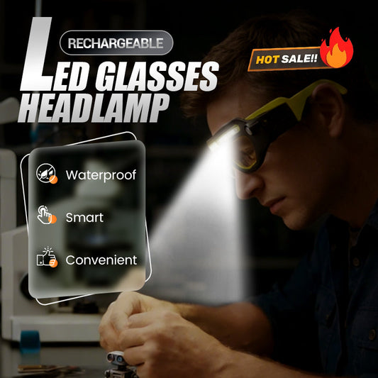 🛡️🔦 Gafas de Protección con Luz LED – Seguridad y Visión Precisa para Todo Tipo de Trabajo ✨