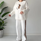 Conjunto de 2 piezas de moda informal para mujer