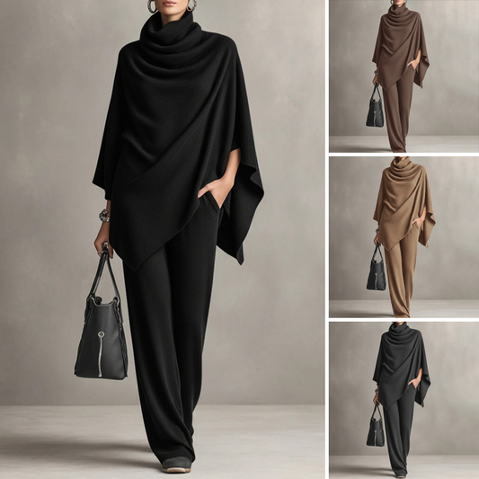 ❄️✨ Conjunto con Efecto de Gamuza – Cálido, Elegante y Sencillo para un Look Sofisticado en Invierno 💃🧥