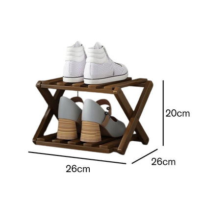 🔥¡50 % de descuento hasta agotar existencias!🎉Estante para zapatos plegable y resistente fabricado en bambú