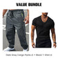 ✨🔥Pantalones de Carga para Hombre con Múltiples Bolsillos