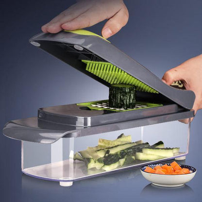 🍎🔪 Rebanador Multiusos de Verduras y Frutas – Corte Rápido, Preciso y Fácil de Usar ✨🌽