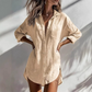 ✨ Camisa holgada de longitud media con botones para mujer: informal, cómoda y elegante sin esfuerzo 👚💖