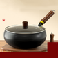 🍲 ¡50% DE DESCUENTO! 🔥Olla de hierro grueso sin esmaltar con tapa – Duradera, distribución uniforme del calor y perfecta para cocinar a fuego lento 🥘